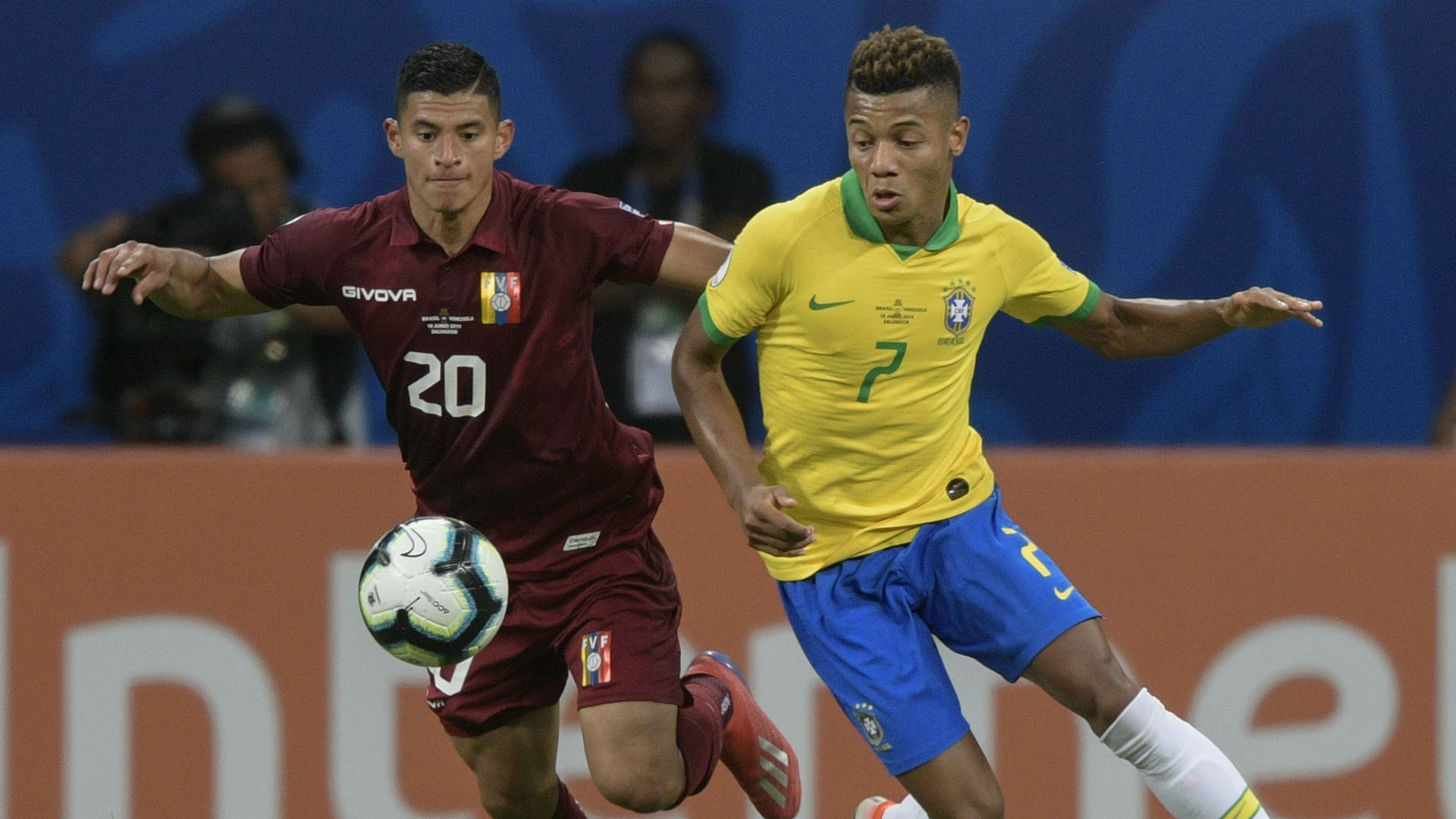 Ronald Hernandez David Neres Brazi Venezuela Copa America 2019