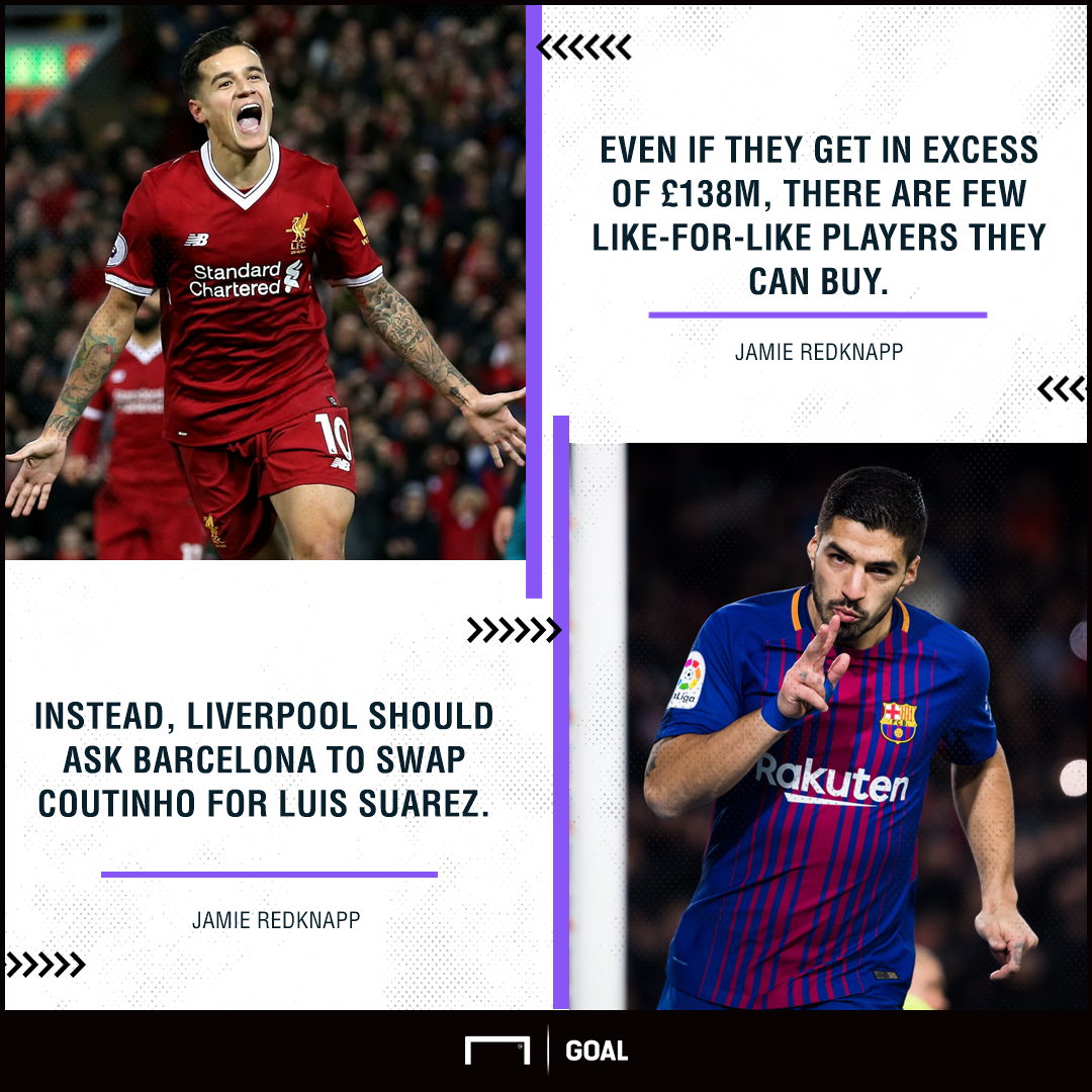 Philippe Coutinho Luis Suarez swap Jamie Redknapp