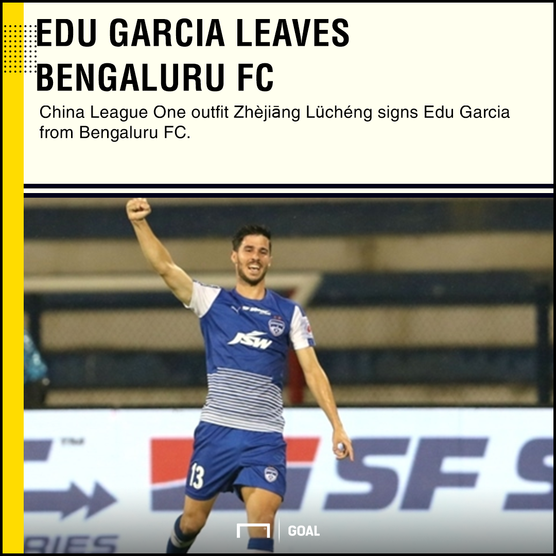 Official Edu Garcia joins Chinese's Zhejiang L?chéng Football