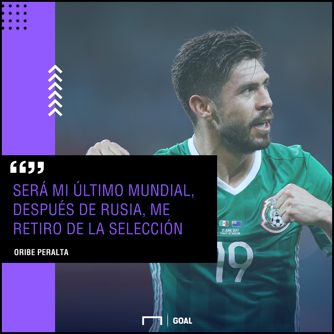 Oribe Peralta se retirará del Tri tras Rusia 2018