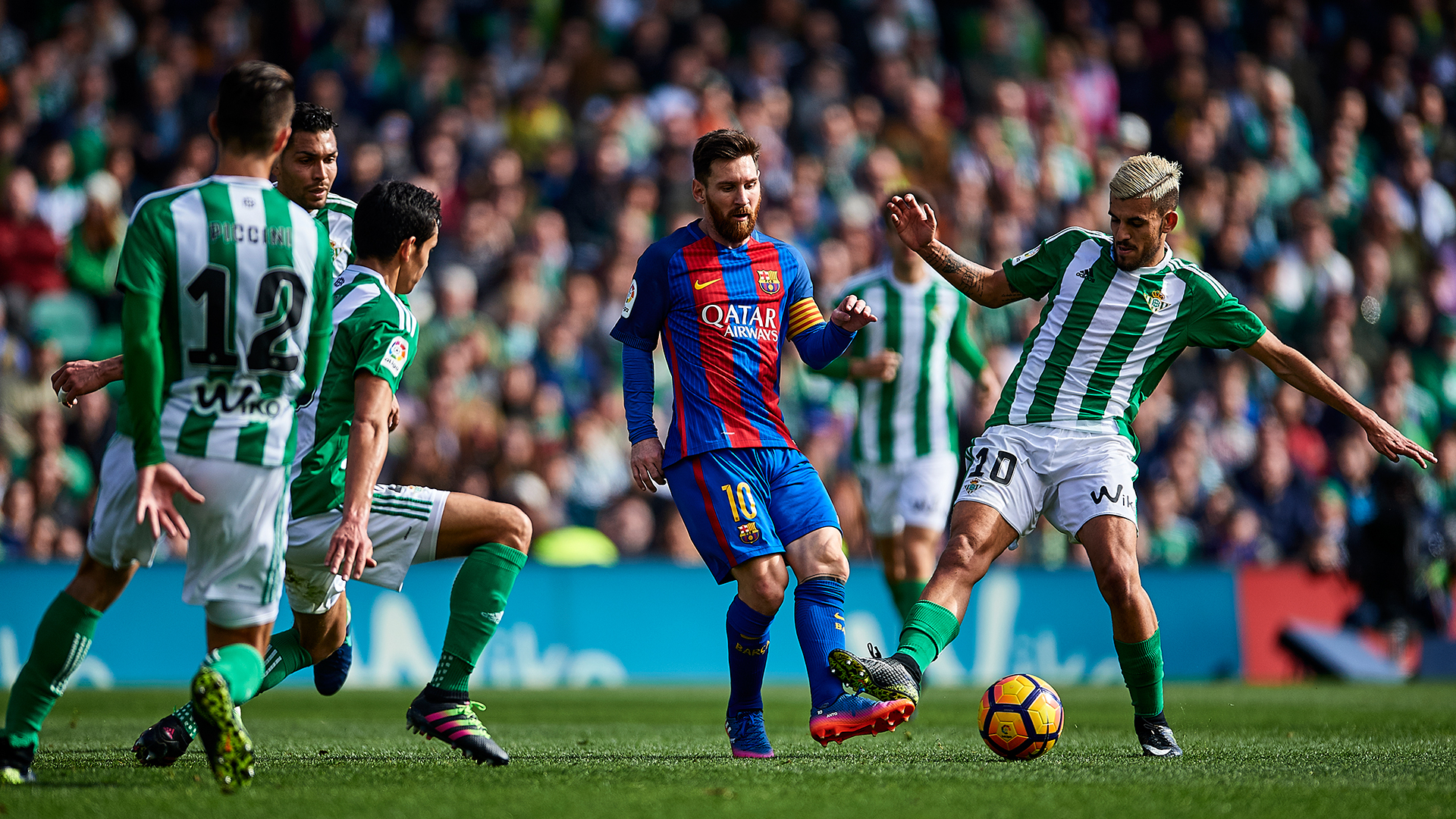 Dani Ceballos Lionel Messi Betis Barcelona