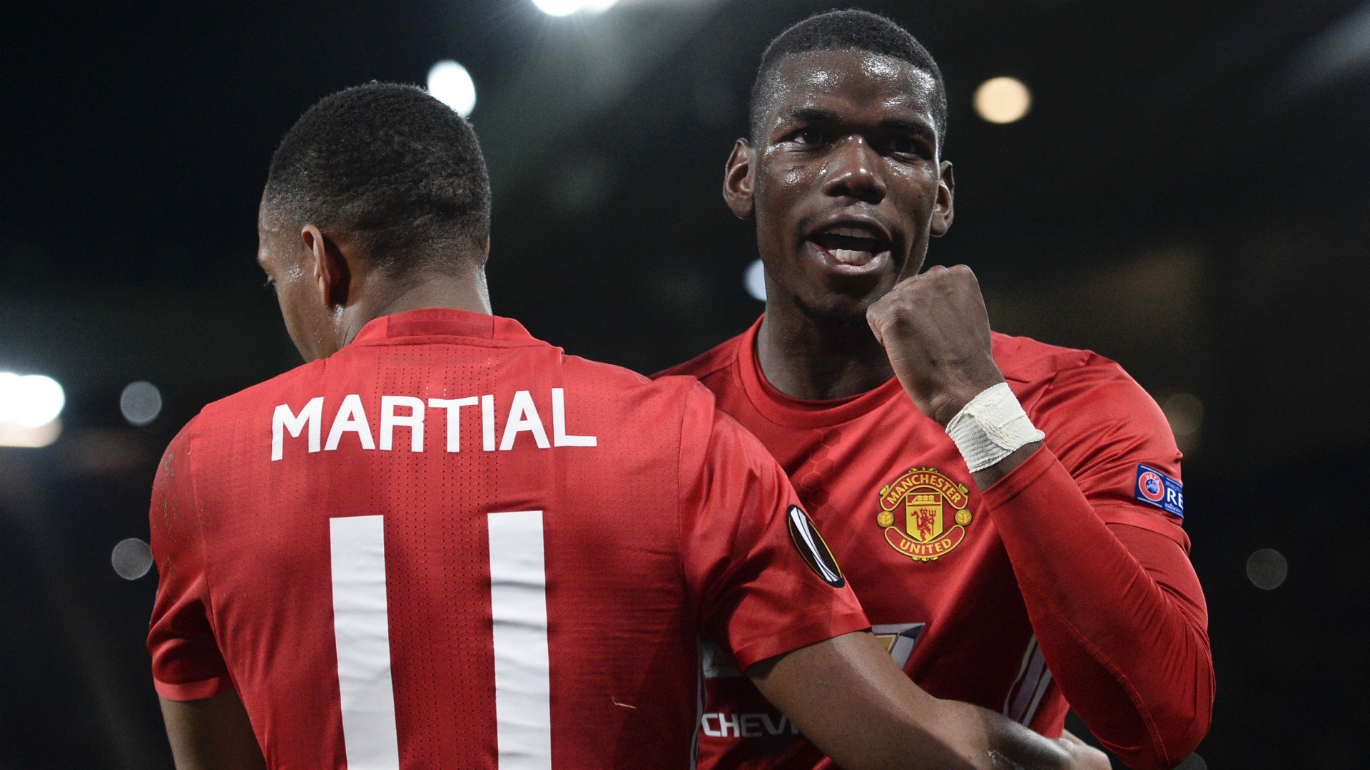 Anthony Martial Paul Pogba Manchester United