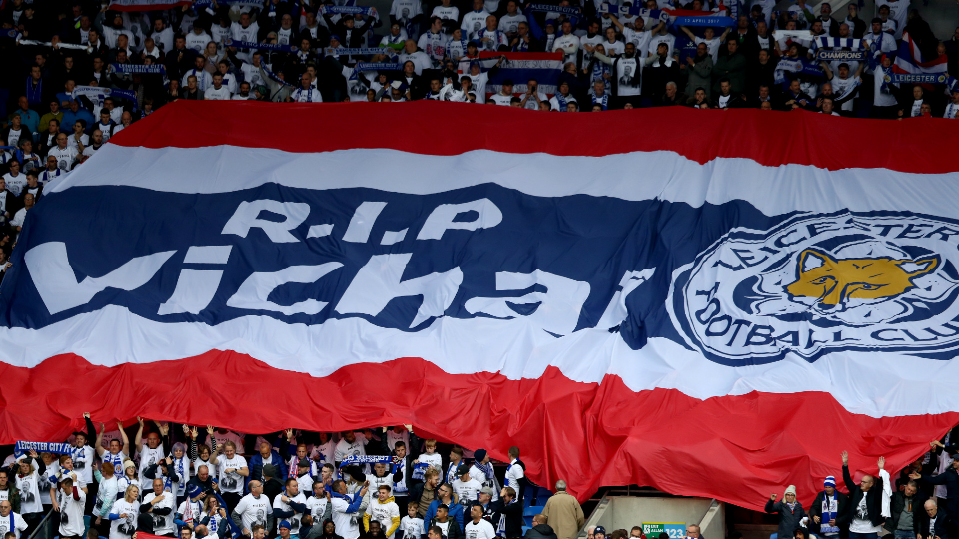 Leicester City Cardiff City Vichai Srivaddhanaprabha tribute