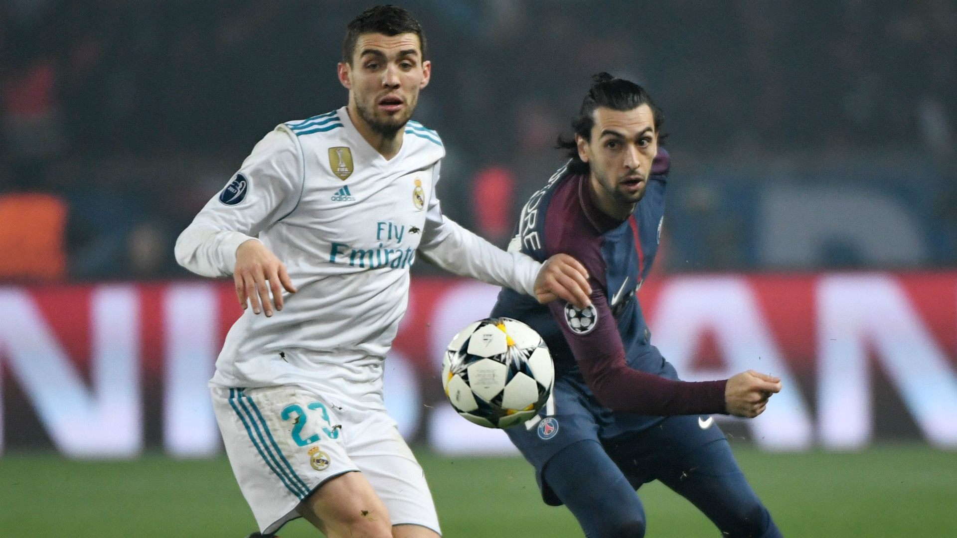 MATEO KOVACIC REAL MADRID JAVIER PASTORE PARIS SAINT-GERMAIN UEFA CHAMPIONS LEAGUE 06032018