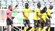 Shafik Batambuze after scoring against ASPL