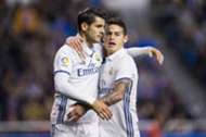 James Rodriguez Alvaro Morata