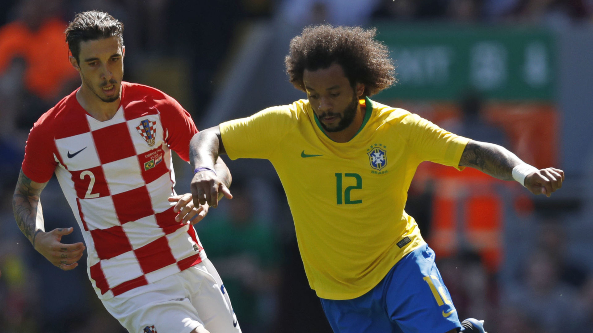 Vrsaljko Marcelo Brazil Croatia Friendly 03062018