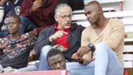 Adel Amrouche of Kenya and Stephen Ocholla of Ulinzi Stars.
