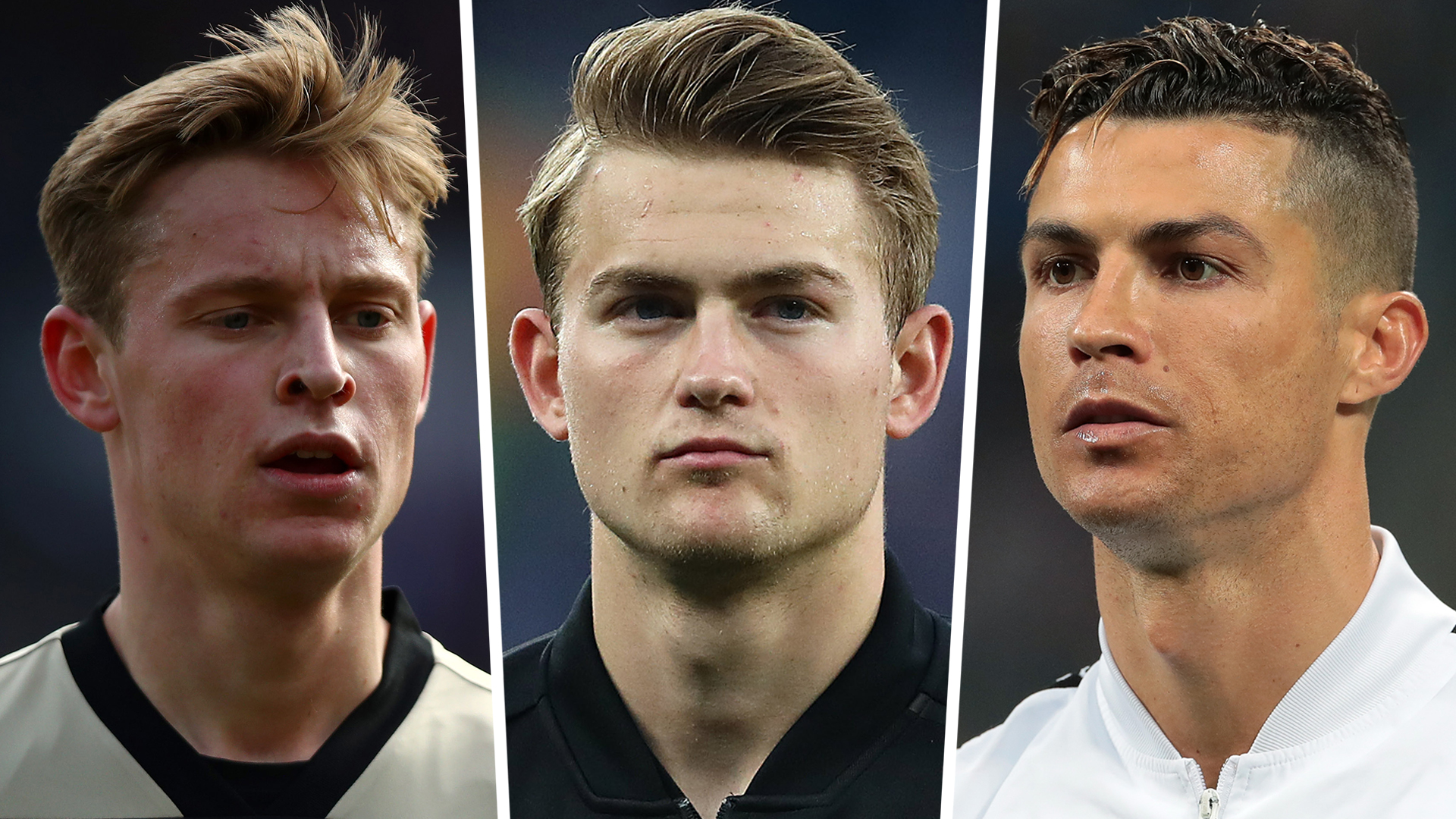 Frenkie de Jong Matthijs de Ligt Cristiano Ronaldo