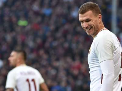 Dzeko Genoa Roma