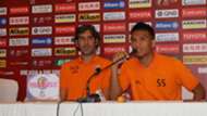 Sandi Sute - Jumpa Pers Song Lam Nghe An & Persija Jakarta