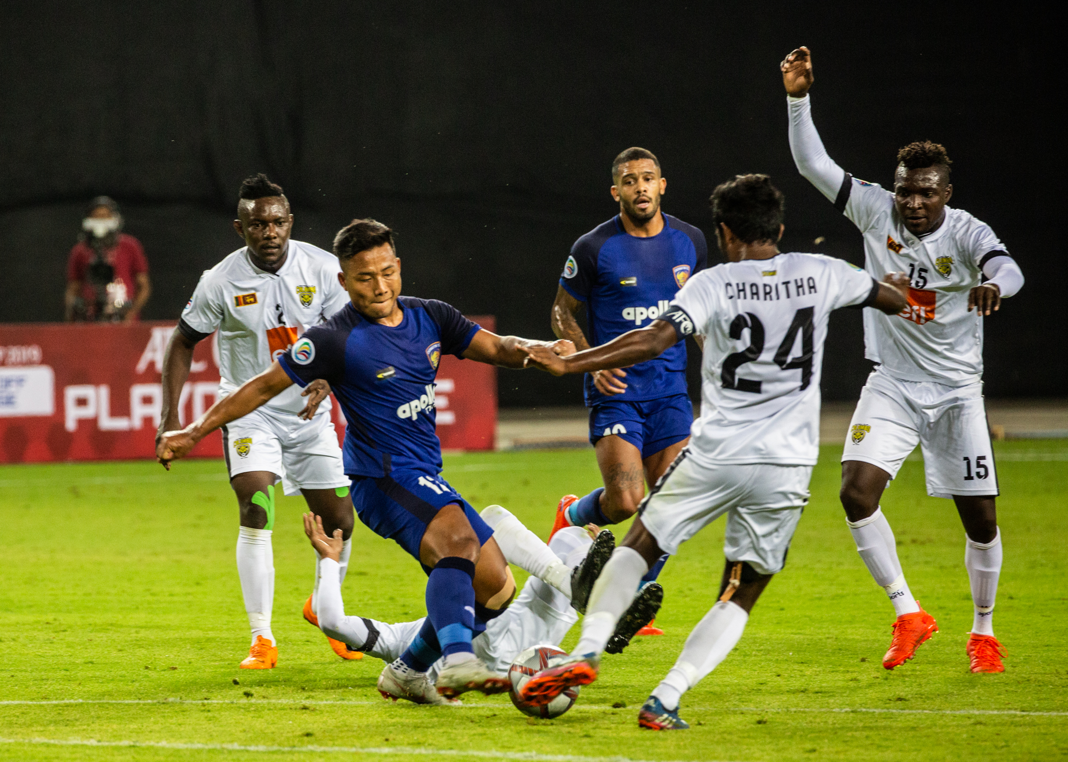 Chennaiyin FC got the better of Colombo SC in the second leg (Image Credits- Goal)