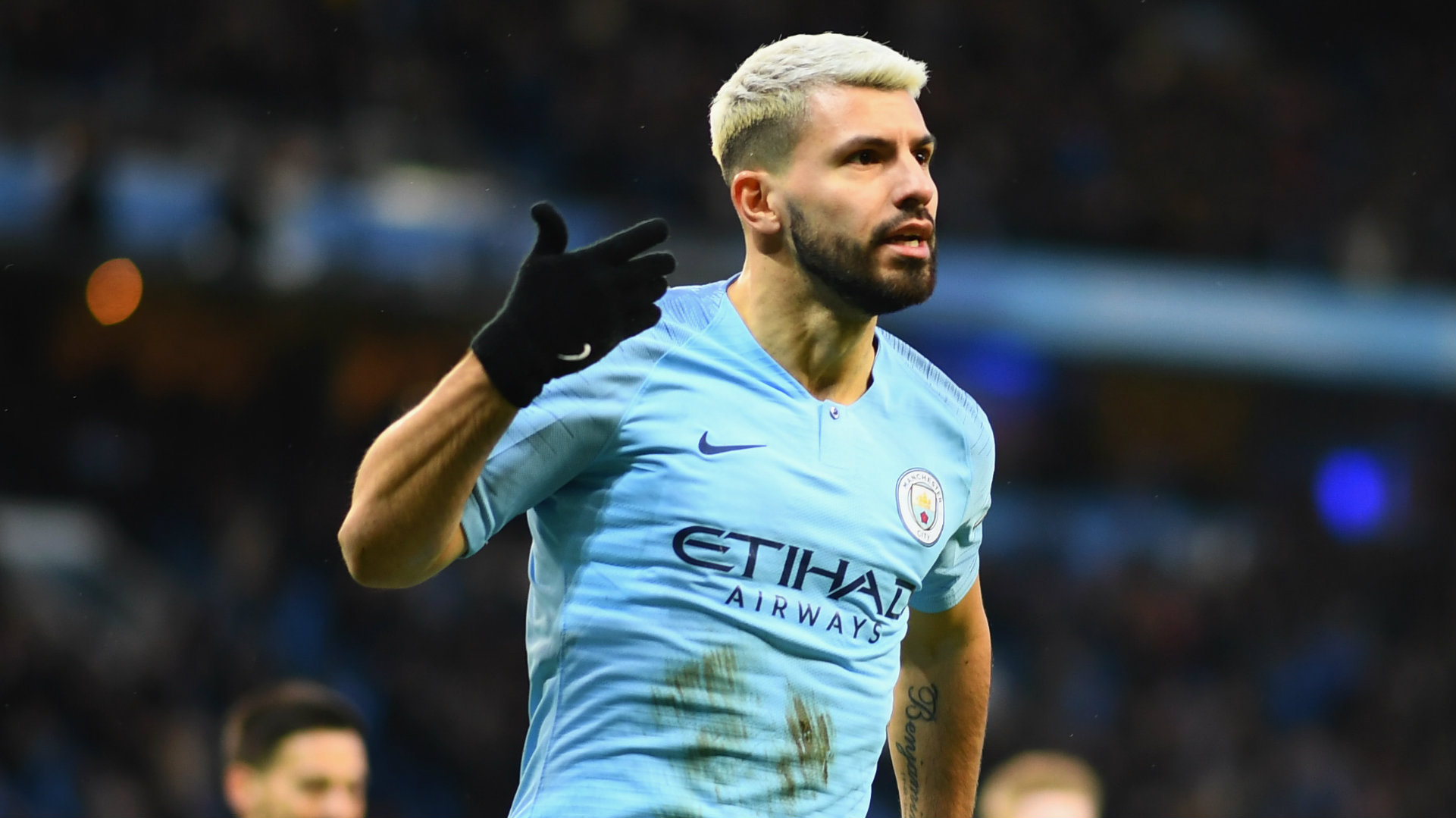 Sergio Aguero Manchester City vs Arsenal Premier League 2018-19