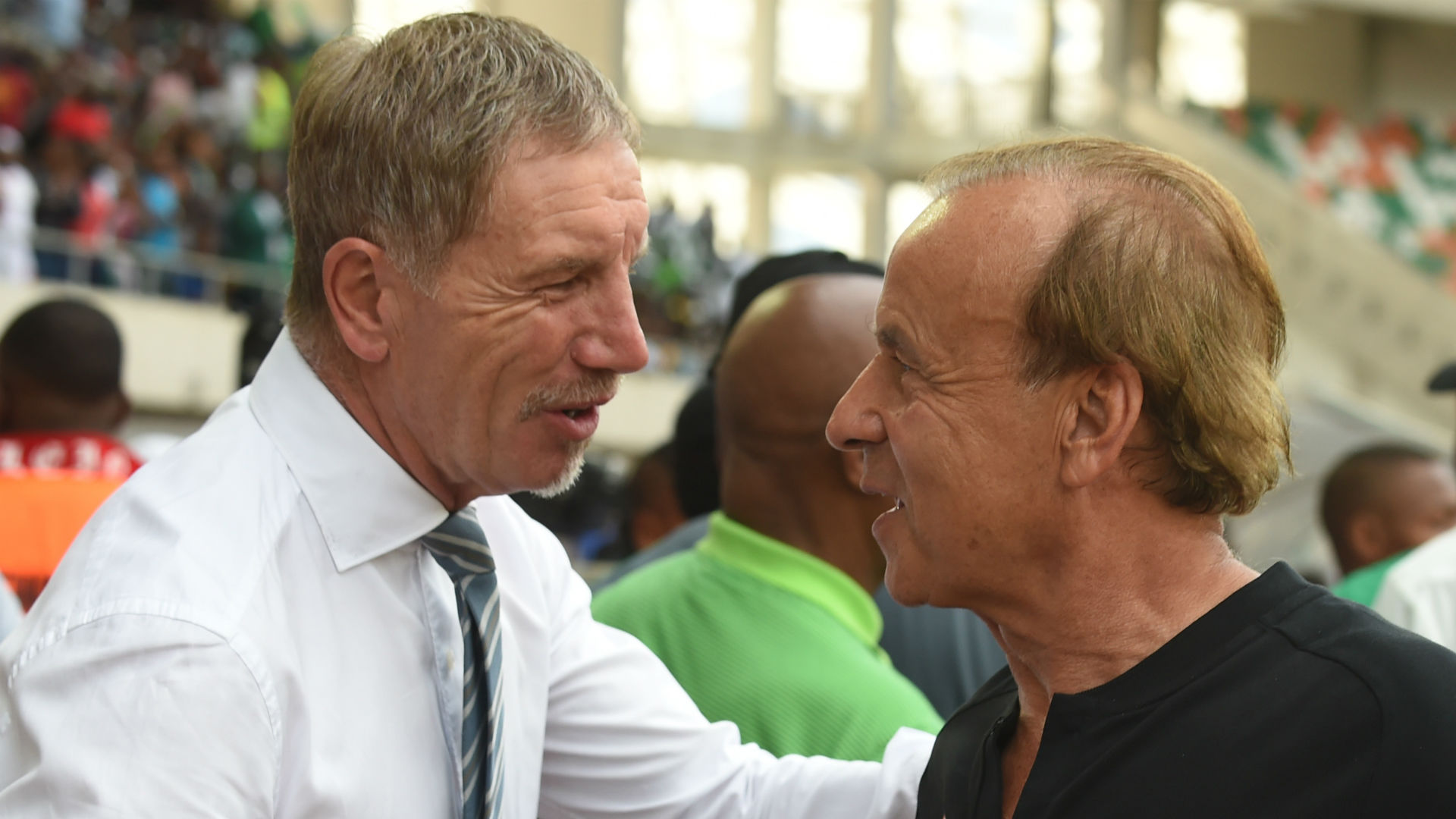 Stuart Baxter and Gernot Rohr