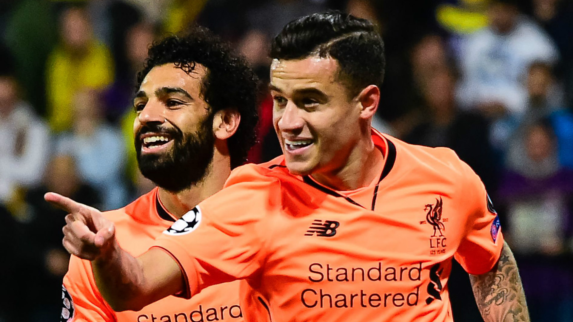 Philippe Coutinho Mohamed Salah Liverpool