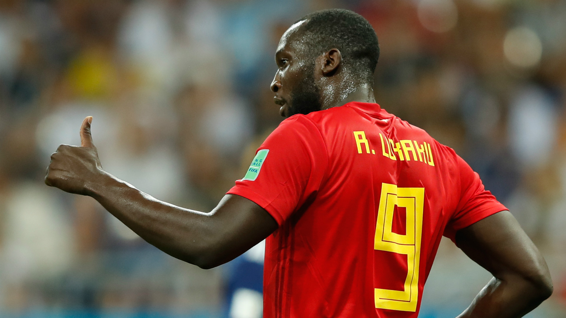 Romelu Lukaku Belgium 2018