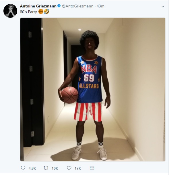 Résultat de recherche d'images pour "griezmann blackface"