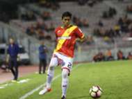 Selangor's Syahmi Safari playing against Pulau Pinang 21/1/2017