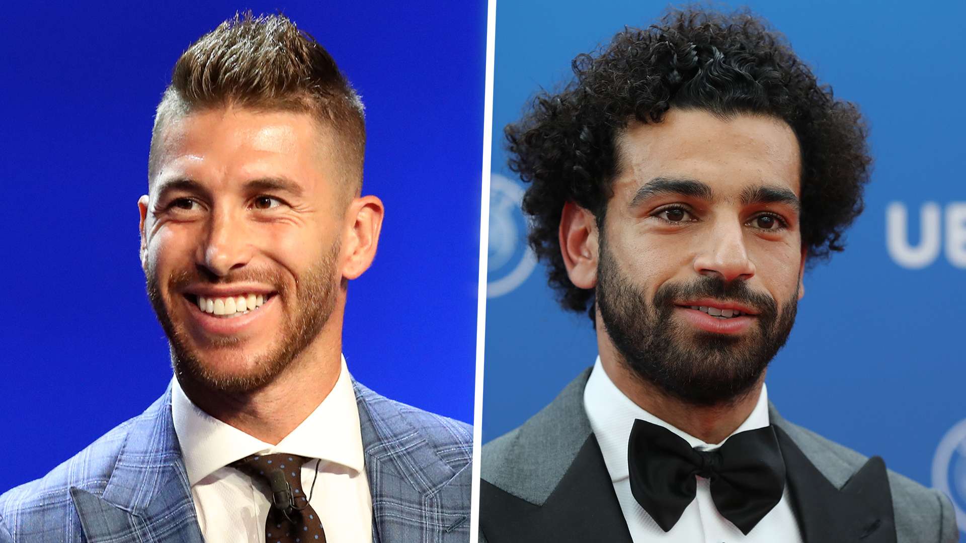 Sergio Ramos Mohamed Salah split