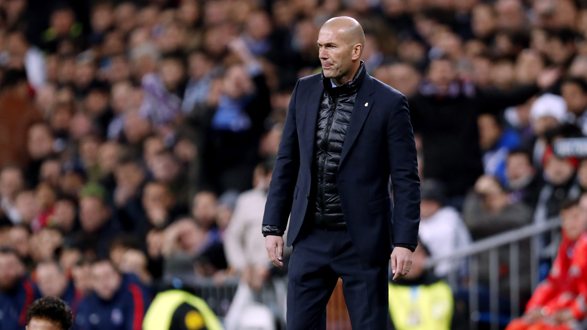 Zinedine Zidane Real Madrid PSG Champions League 14022018