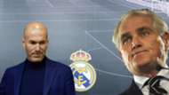GFX Zinedine Zidane Ramon Calderon Real Madrid