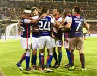 Kelantan celebrating their goal against Perak 1/3/2017