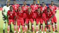 Harambee Stars (Kenya) line up v Algeria.
