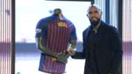 Arturo Vidal Barcelona unveiling