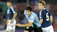 Luis Suarez Uruguay Lucas Biglia Argentina 2013