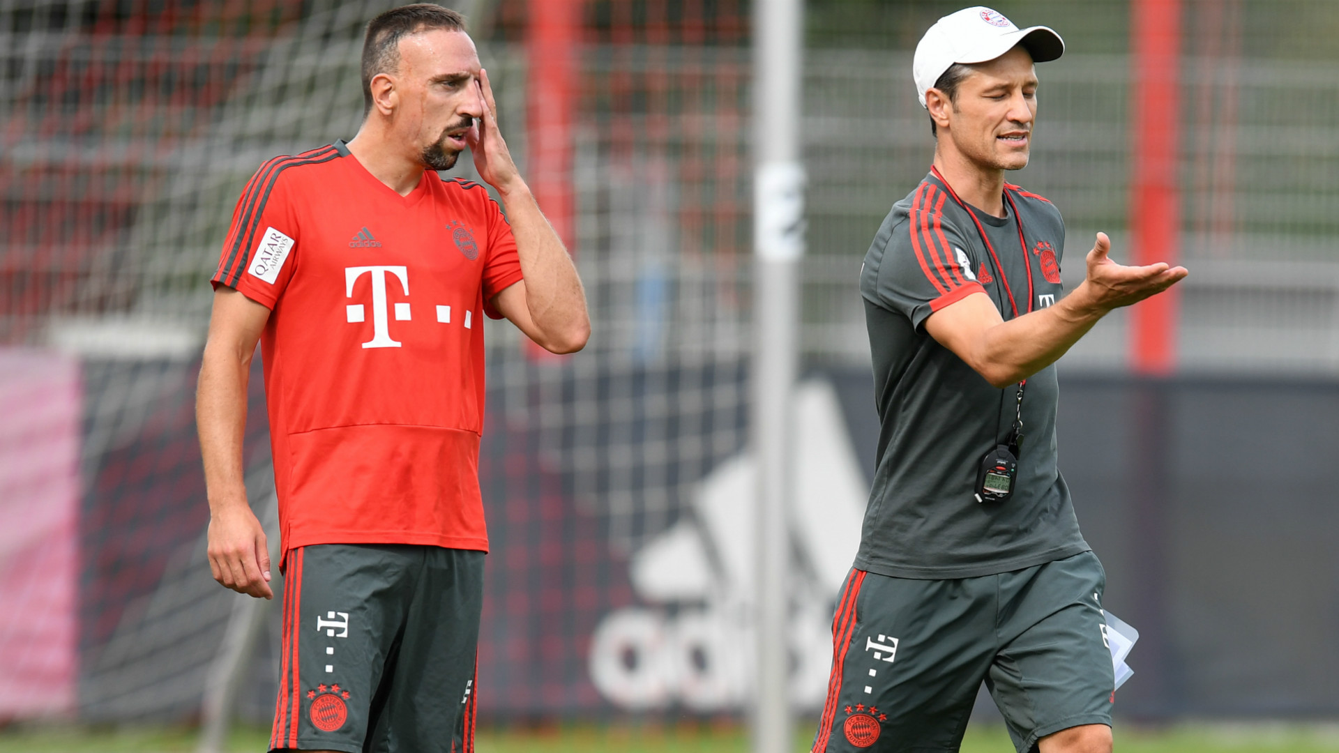   Nico Kovac Franck Ribery Bayern Munich 