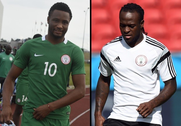 Image result for Victor Moses and Mikel Obi's picture