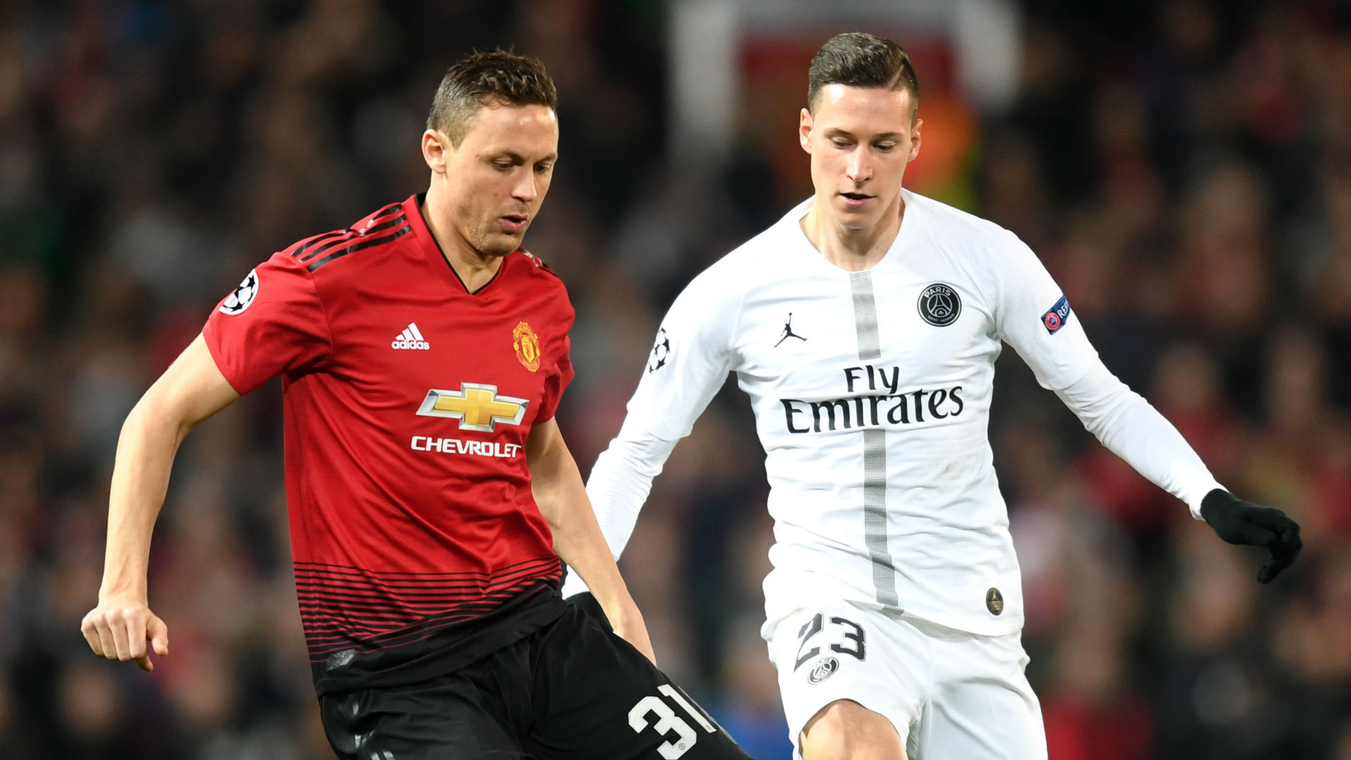 Nemanja Matic Julian Draxler Manchester United PSG 120219