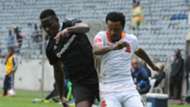 Ntsikelelo Nyauza and Tlou Segolela - Pirates v Polokwane City