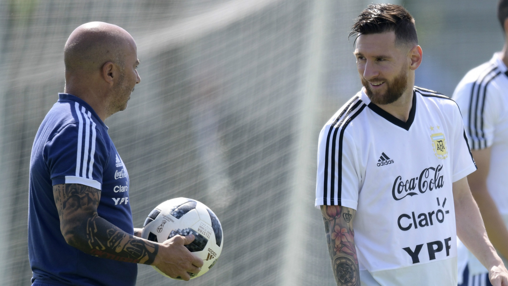 Jorge Sampaoli Lionel Messi Argentina Bronnitsy 290618
