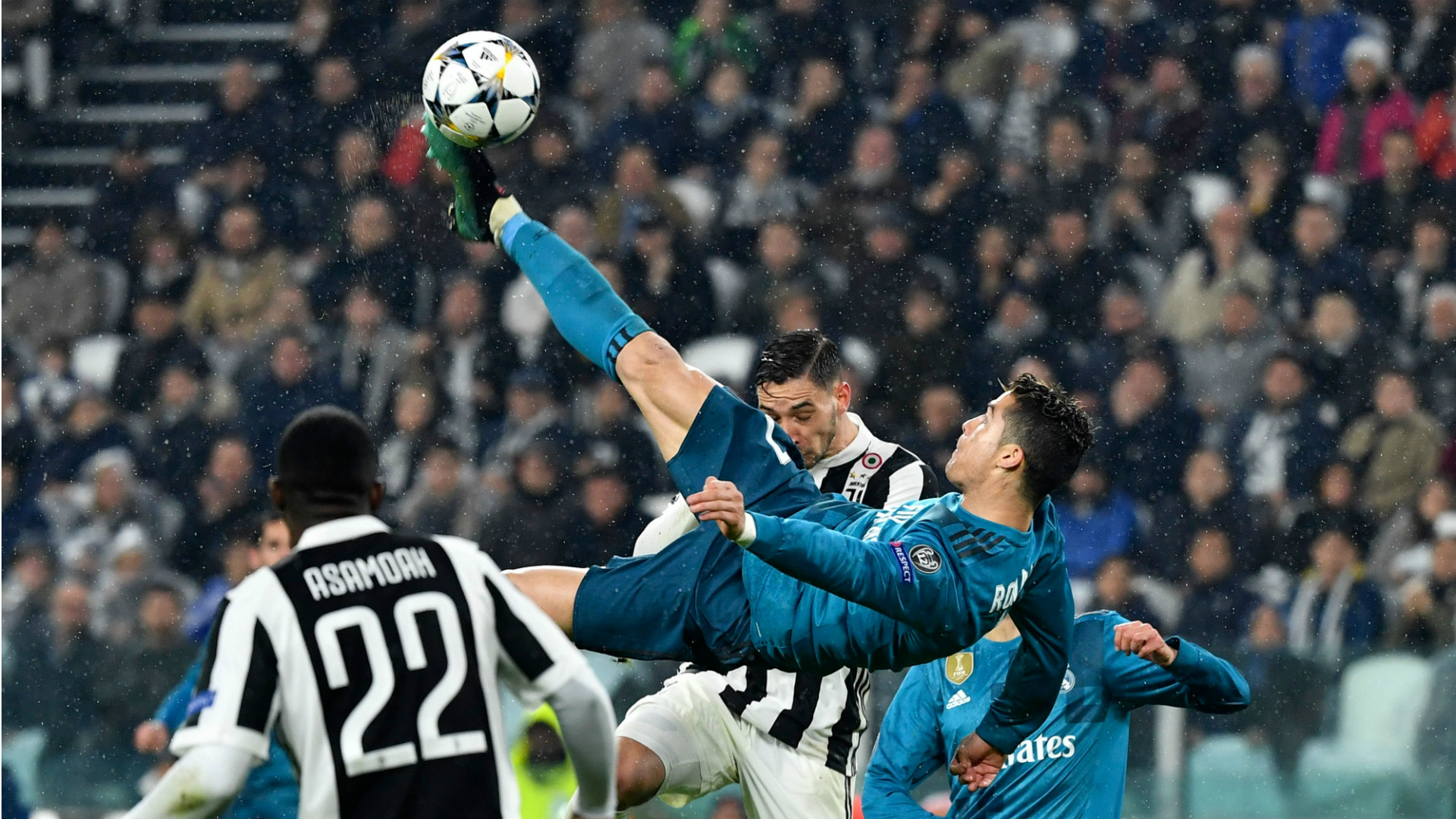 Cristiano Ronaldo Real Madrid Juventus UEFA Champions League Bicycle kick