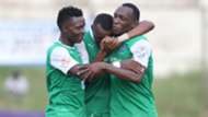 Gor Mahia Meddie Kagere Tuyisenge and George Odhiambo