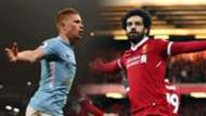 Kevin De Bruyne, Mohamed Salah