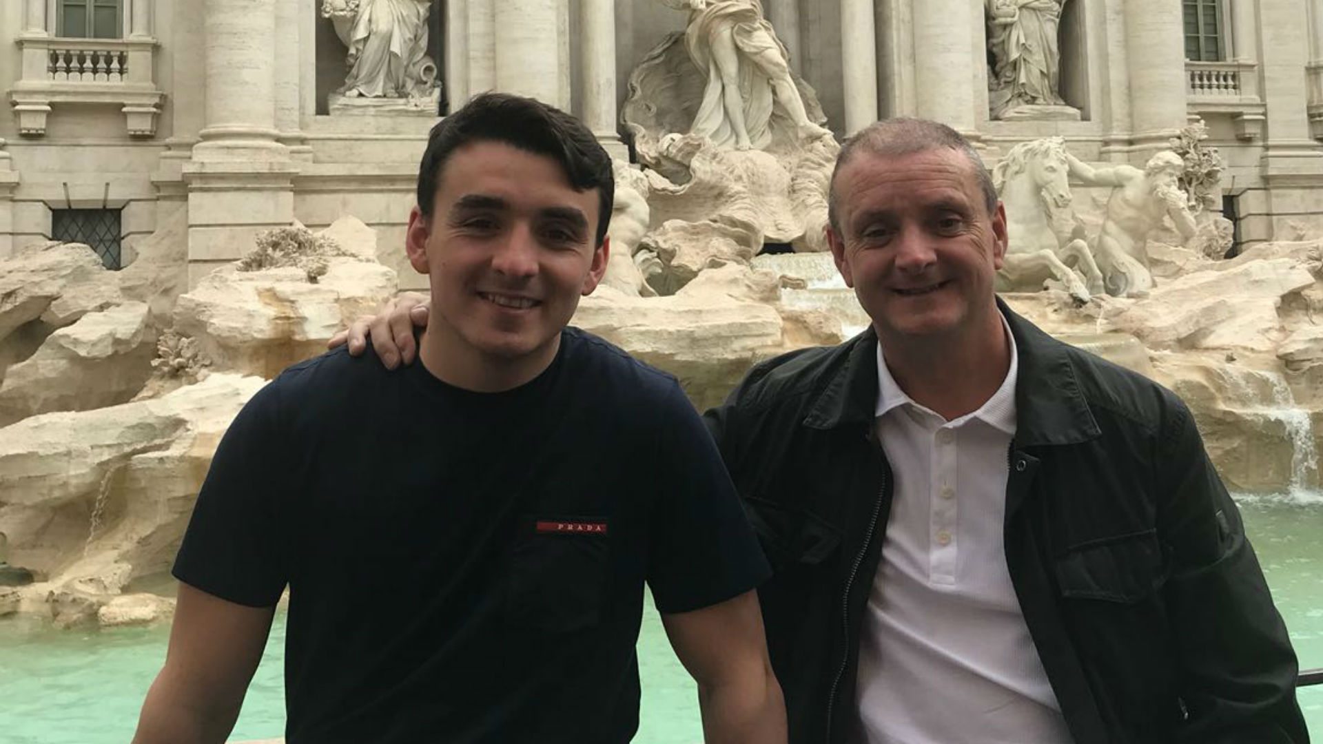 Stephen Monaghan and son Joe