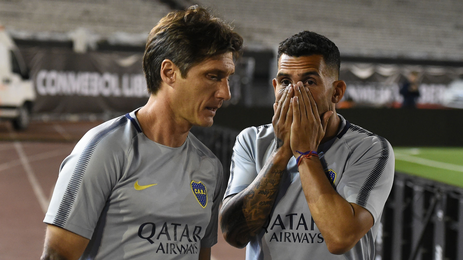 Guillermo Barros Schelotto Carlos Tevez Boca Junior Copa Libertadores 24112018