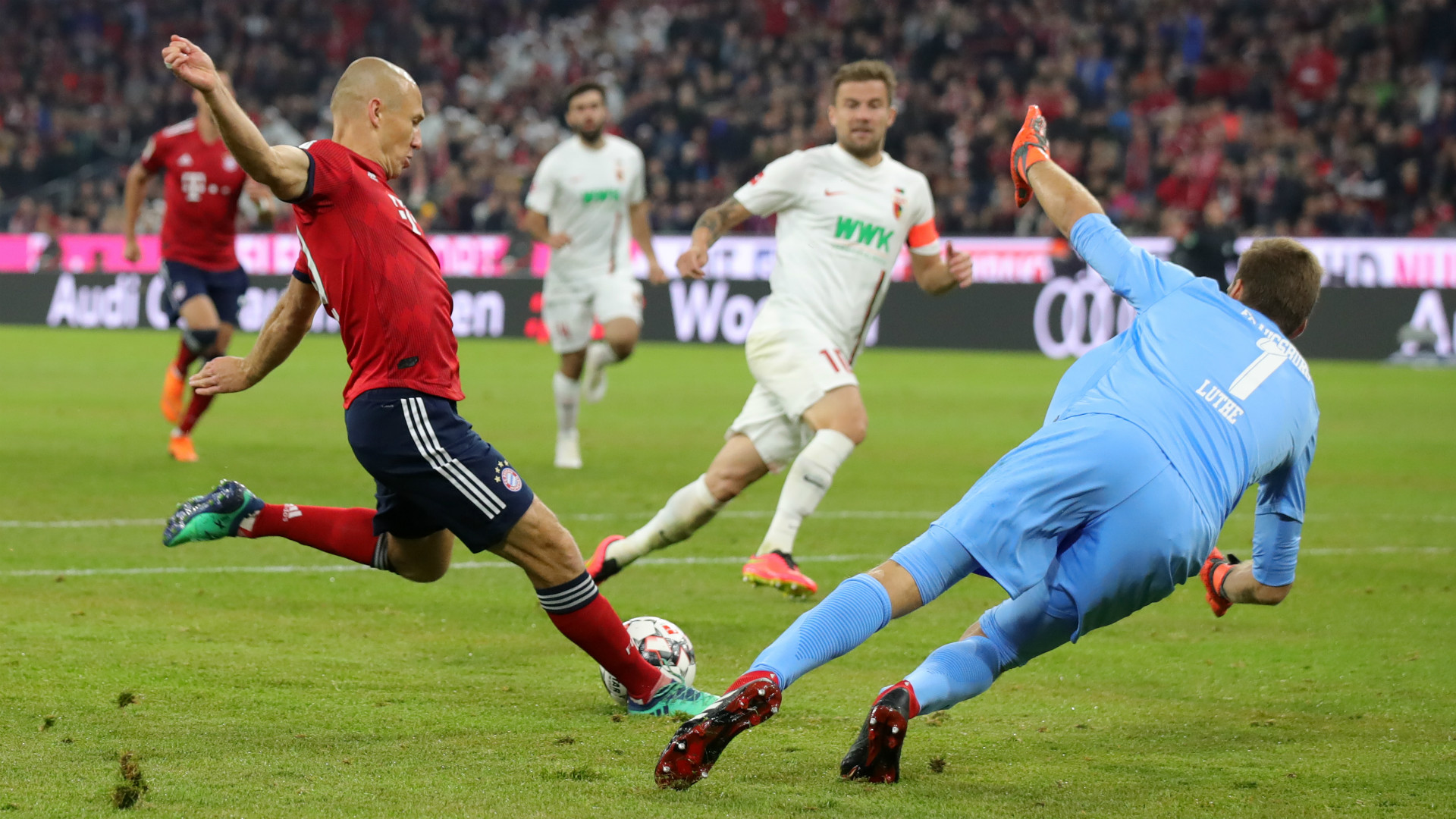 Arjen Robben Bayern Augsburg 25092018