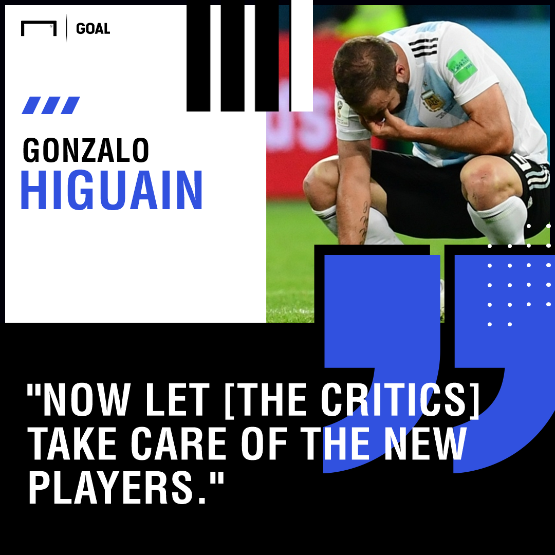 Gonzalo Higuain retires from Argentina's national team
