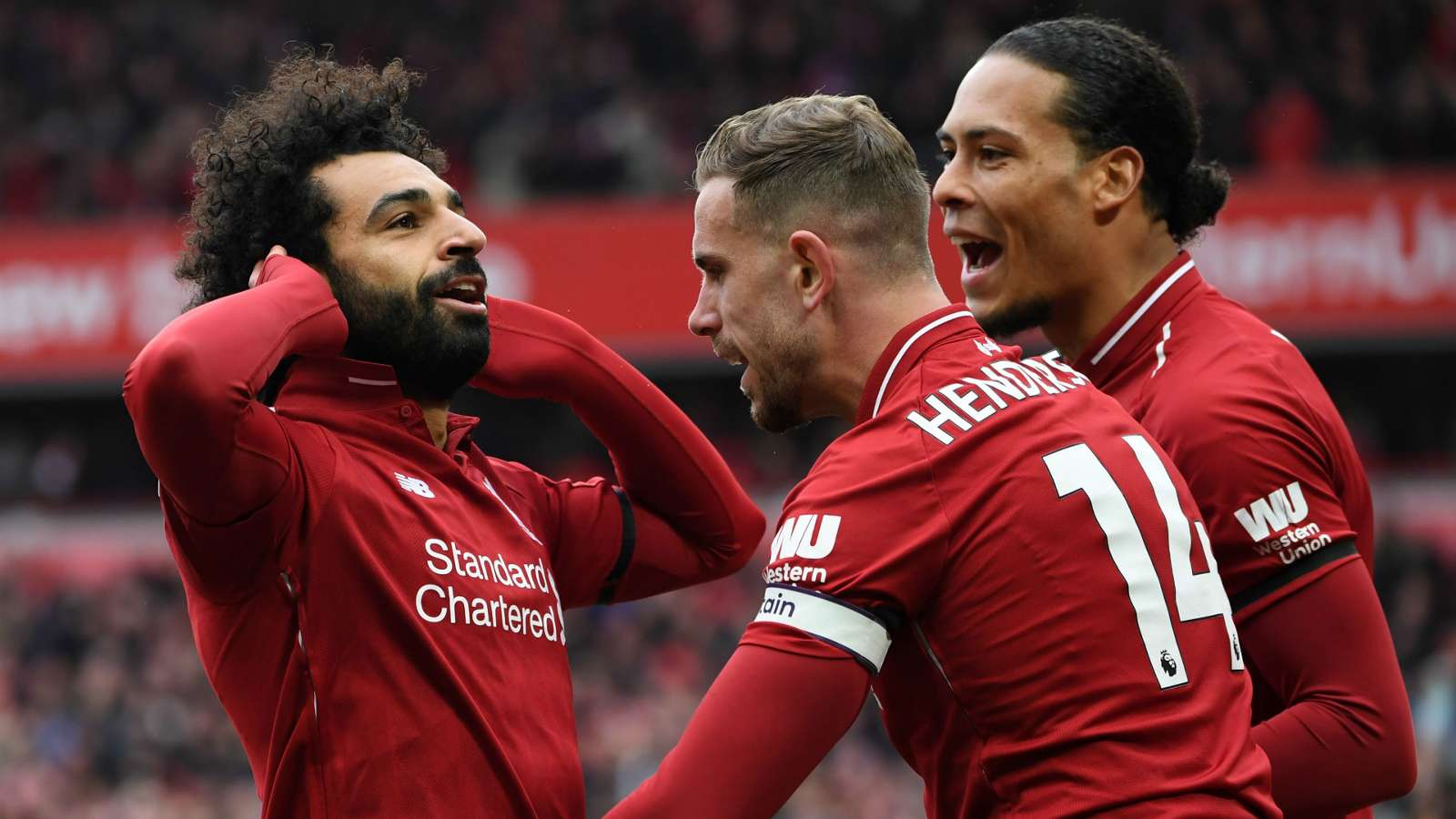 英超-马内萨拉赫进球 利物浦主场2-0切尔西重回