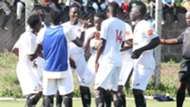 Shabana FC players celebrate against Kangemi All Stars.