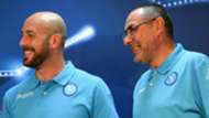 Pepe Reina Maurizio Sarri Napoli UEFA Champions League 10182016