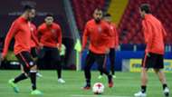 Arturo Vidal Mauricio Isla Pablo Hernández Chile training 170617