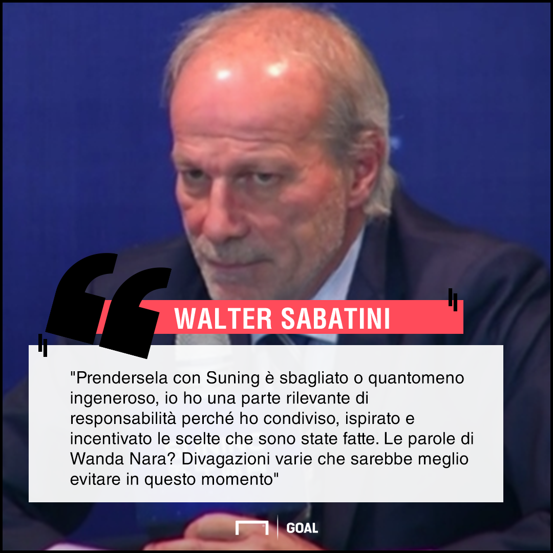 Inter, Sabatini: Inter, Sabatini: