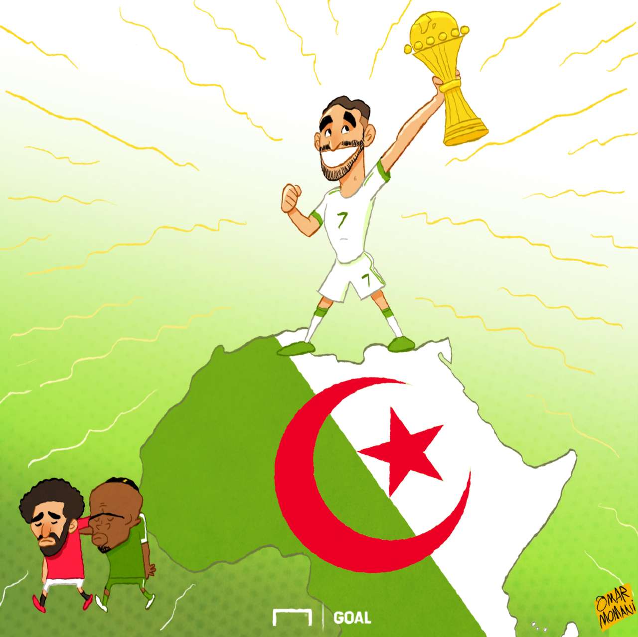 Goal's Cartoon Corner the best football sketches from Omar Momani