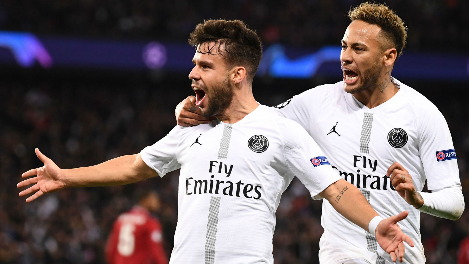 Juan Bernat Neymar PSG Liverpool UEFA Champions League 28112018