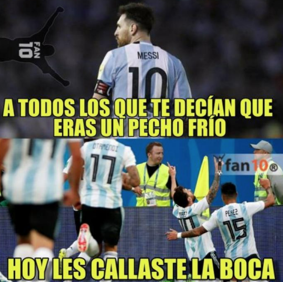 Los Memes De Argentina Vs Nigeria La Posesin De Maradona Y La