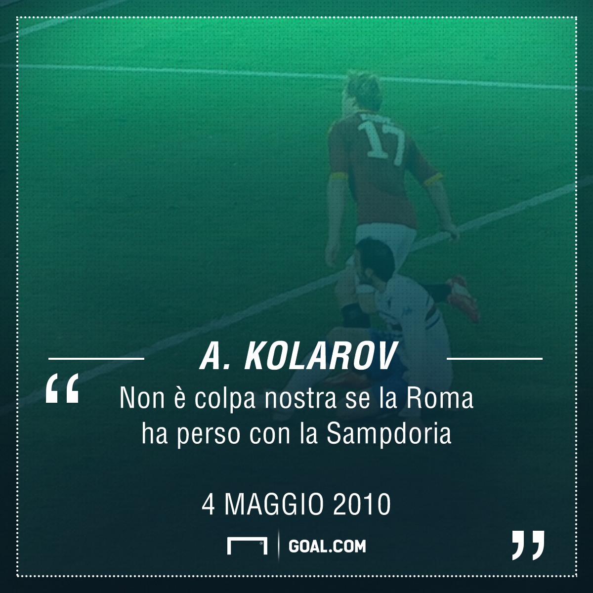 Seconda Maglia ROMA ALEKSANDAR KOLAROV Seconda Maglia ROMA ALEKSANDAR KOLAROV